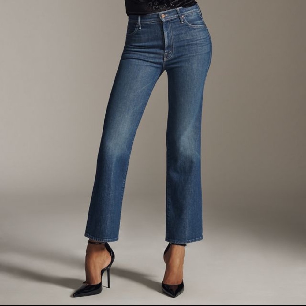 MOTHER The Kick It Flood Jeans | Do Not Disturb | Size 26 | High Rise Straight